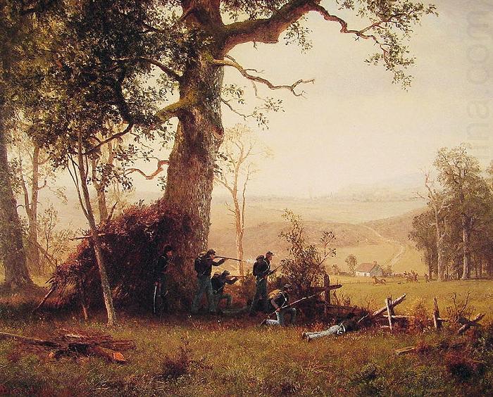 Guerrilla_Warfare (Picket Duty In Virginia), Albert Bierstadt